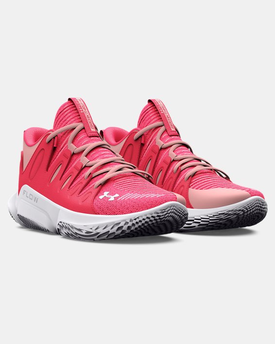 Women's UA Flow Breakthru 4 Basketball Shoes in Pink image number 3